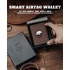 DODENSHA Pepple Airtag Wallet, Men's Wallet with Buttons, Smart Wallet