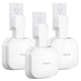 Wall Mount Holder for eero Pro 6e/Pro 6, No Messy Wires, Space Saving, Outlet Wall Bracket Only Compatible with eero Pro 6e/Pro 6 Mesh Wi-Fi System Router (3 Pack)