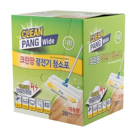 크린팡 정전기 청소포 대형 300매 (MCP-108) 건티슈 CleanPang Anti-static Cleaning Wipes Large 300 Sheets (MCP-108) Dry Tissue