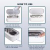 KOHE Sonic Jewelry Cleaner- 48Khz Professional Portable Glasses Cleaner Machine