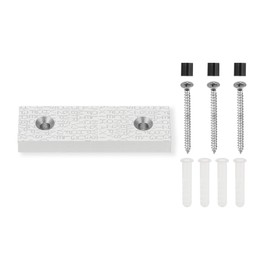 PATIKIL 3 Inch House Numbers, House Address Numbers Sign Large Floating House Numbers Modern House Numbers with Screws for Outside Door Wall Street, Silver,