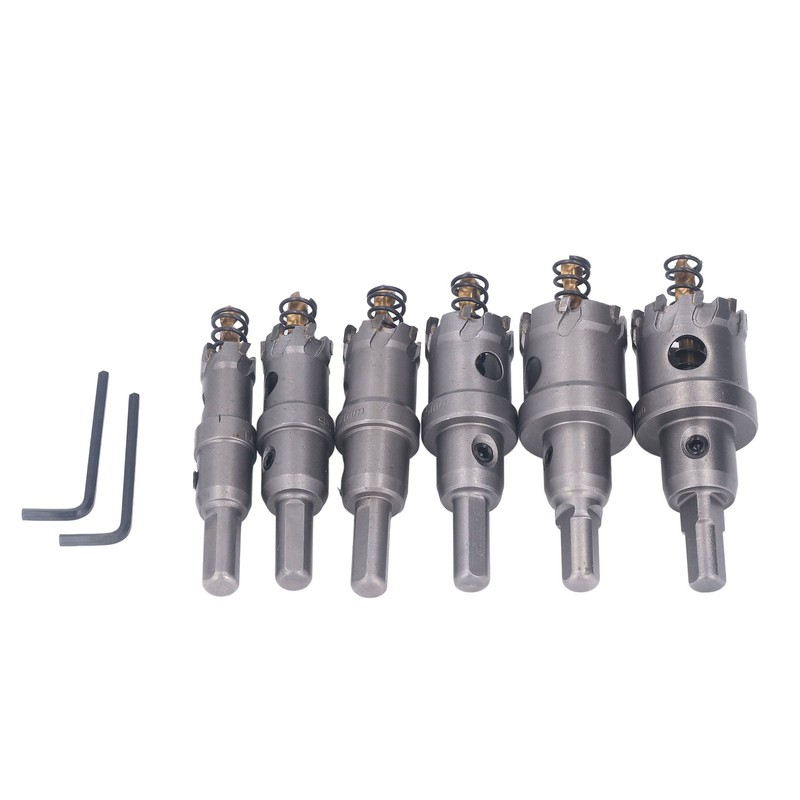 6PCS Set Carbide Hole Saw Kit 16 to 32mm TCT
