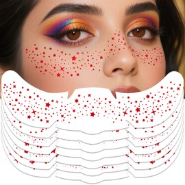 Freckle Stickers | Temporary Face Glitter Makeup Stickers,Gentle Cosmetic Glitter Patches Versatile Stage Performance Supplies for Women Girls