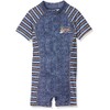 Playshoes Boy's Einteiler Ahoi mit UV-Schutz Swim Shorts, Blue (jeansblau),