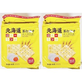 Soda Crackers, Salt and Egg Flavor, 408g, 2 Pack