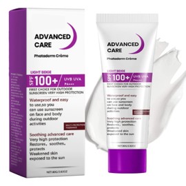 Spf 100+ Sunscreen, Sun Cream For Face & Body, High-Factor Sunblock Waterproof For Women & Girls, Non-Greasy & Lightweight Formula With Soothing Care, Repairs Sun Damage