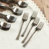 Silver Plastic Mini Fork- 24 count