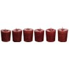 Aroma Naturals Votive Candles Essential Oil, Peace Ruby Holiday, 6