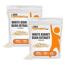 벌크서플리먼트 흰 강낭콩 추출물 화이트 키드니 빈 파우더 500g 333회분 2팩 Bulk Supplement White Kidney Bean Extract Powder 500g 333 Servings 2 Packs