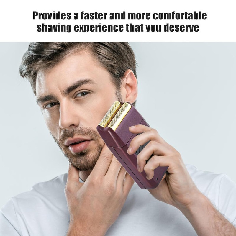 Replacement Shaver Heads Compatible with Wahl Foil Shaver (Red/4)