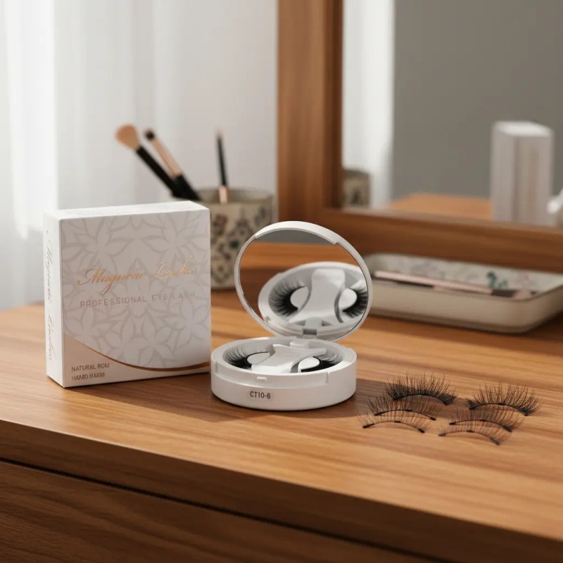 Kit De Clips Magnéticos Para Pestañas Postizas, Imanes Nat