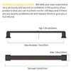 Asidrama 10 Pack 7.5 Inch(192mm) Oil Rubbed Bronze Kitchen Cabinet