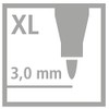 STABILO power max, estuche con 12 marcadores de tinta lavable