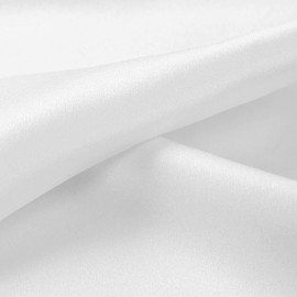 PiccoCasa Silk Pillowcase 40 x 40 cm, 100% Silk Pillowcase 22 Momme Pillowcase Hair and Skin Care with Zip and Gift Box, White, 40 x 40 cm