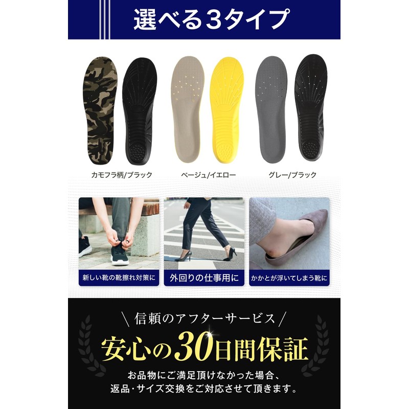 [Thick and Shock Absorbent] Memory Foam, Soft Insole, Standing Work,