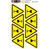 Pack of 8 Warning Stickers 6 x 5 cm Fragile