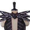 ZIUFVML Jack Skellington Dress Costume Women's Nightmare Cosplay Black Striped