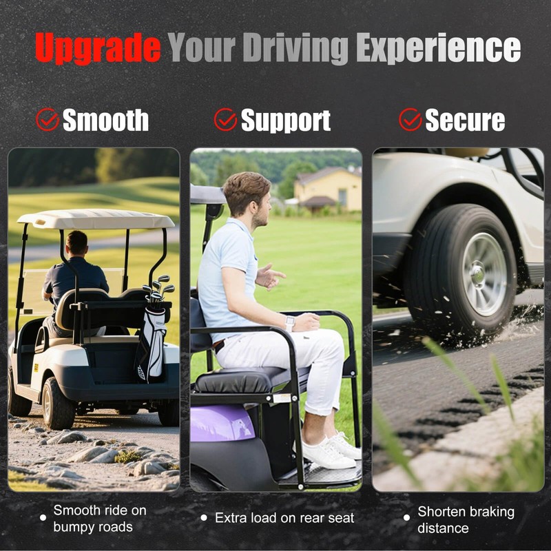 EZGO RXV Rear Shocks Golf Cart Shocks Absorbers Fit for