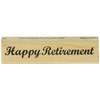 Stamps by Impression ST 0672a Happy Retirement Rubber Stamp