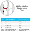 LP Support 706CA Knie-Bandage - Kompressionsbandage, Größe:L, Farbe:schwarz