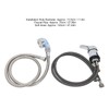 Shampoo Bowl Faucet 70cm Pipe 120cm Soft Hose Shampoo Bed