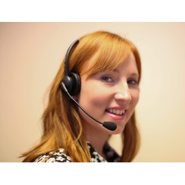 eartec office Compatiable Double Ear Headset for Yealink SIP W53H W53P W56H W56P W60P Wireless Handset Light Weight HD Sound Noise Cancelling Mic 3.5ml Jack Lead EAR308D QD007P