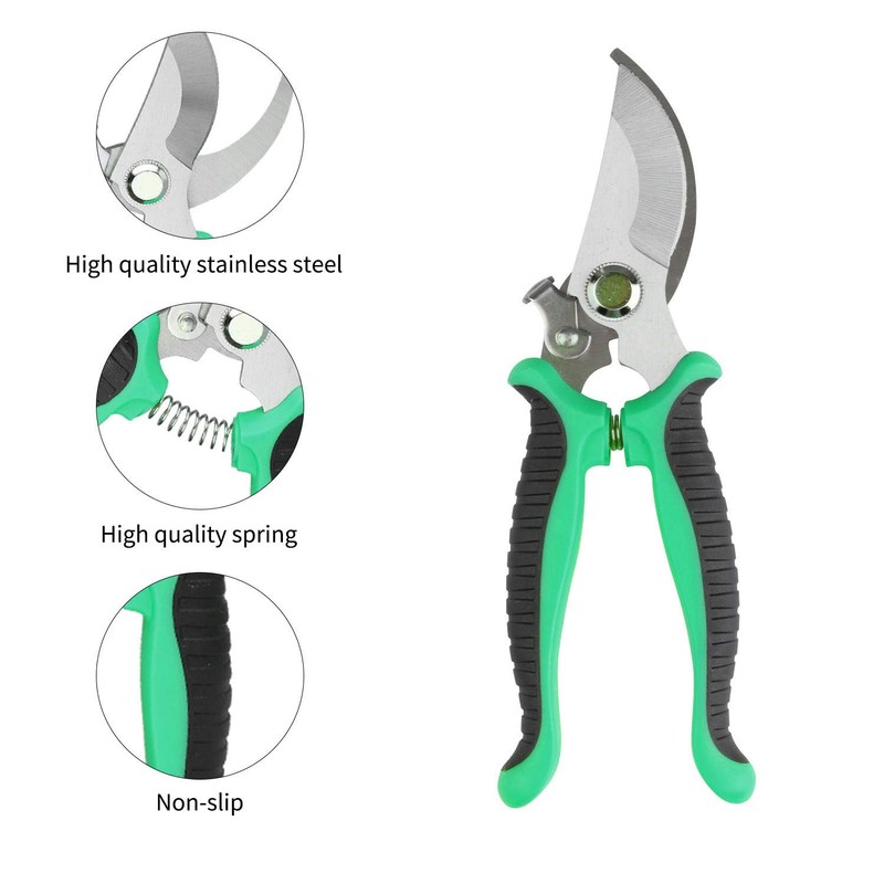 Pruning Shears Sharp Blade Bypass Hand Pruner - Garden Secateurs