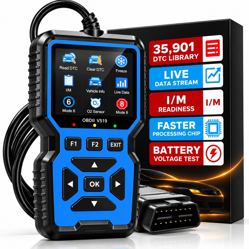 OBD2 Diagnostic Scanner for Vehicle Troubleshooting – Engine Code Reader