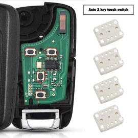 YINETTECH Pack of 10 Micro Switch Button Compatible with Astra J Karl Adam Cascada Car Remote Control Key Fob Push Button Switch Car Interior
