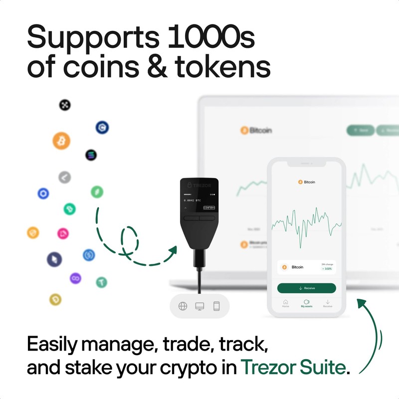 Trezor Safe 3 - Passphrase & Secure Element Protected Crypto