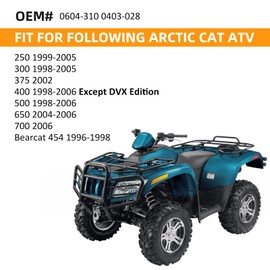 Shock Bushing 16pcs & Bearing Sleeve 8pcs Kits All 4 Absorber for Arctic Cat 250 300 375 400 500 650 700 Bearcat 454, OEM# 0604-310 0403-028