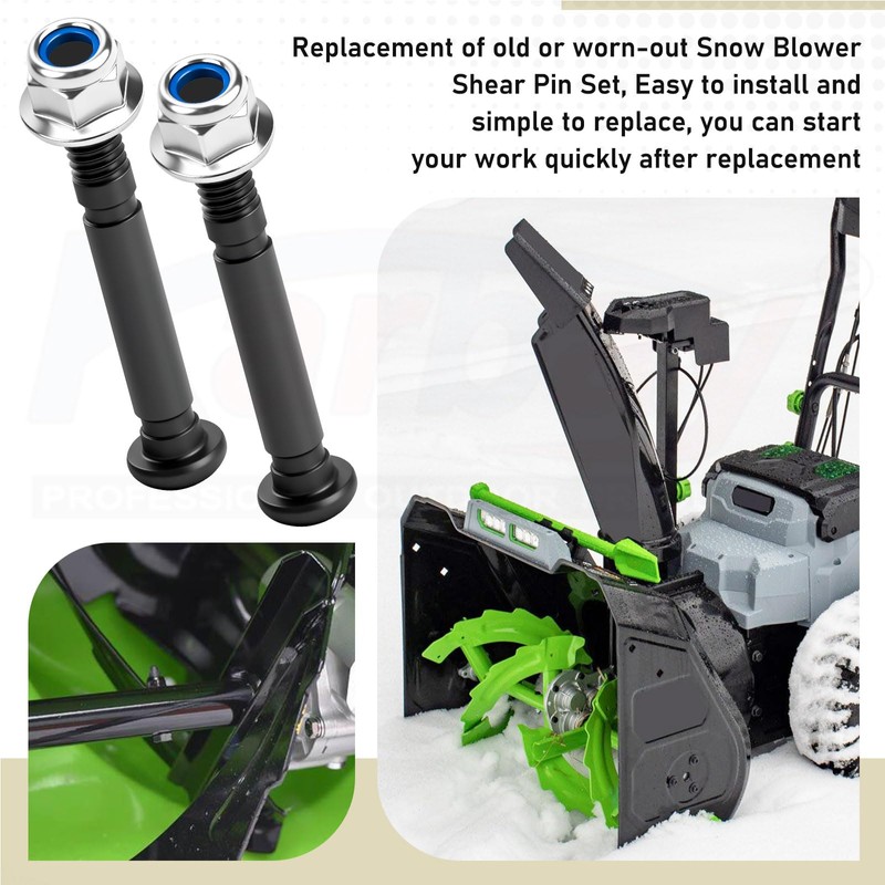 Karbay ASP2400D 2-Stage Snow Blower Shear Pin Set Compatible with