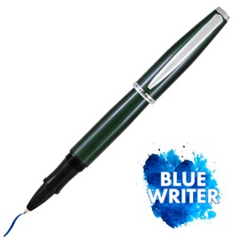 Monteverde USA Aldo Domani Luxury Rollerball Pen – Deep Green Lacquer Finish – Smooth Blue Gel Ink – Italian-Inspired, Refillable Schmidt 888 Pen
