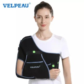 Sangpum Sangse Seolmyeong Chamjo VELPEAU 팔 슬링 팔꿈치 부상 팔뚝 골절 및 어깨 탈구용 통기성 고정기 양쪽 사용 가능 [Fits both arms] [Large] VELPEAU Arm Sling Breathable Support for Elbow Injuries, Forearm Fractures, and Shoulder Dislocations, Usable on Both Arms [Fits both arms] [Lar