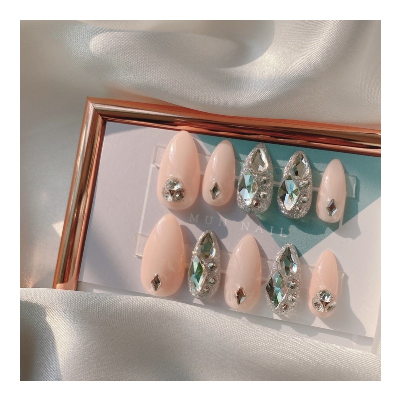 MunNail Bling Bling - Long Oval / MunNail 블링블링 -