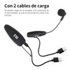 XTUGA Recargable Microfono Inalambrico Diadema, UHF Diadema con Microfono, Compatible