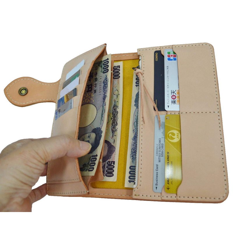 voodoocats Men's Genuine Leather Biker Wallet 2 Tone Eagle Corner