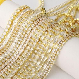Other brands 10 Types of Zircon Nail Chains, Premium Chains, Nail Chains, Zircon Nails - Zircon Chain - 05 / 네일 지르콘체인 10종 고급체인 네일체인 지르콘네일 - 지르콘 체인 - 05