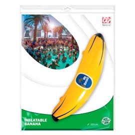 Inflatable Big Bananas 100cm Props & Theme Inflatable Blow-Up Party Decoration for Fancy Dress Accessory