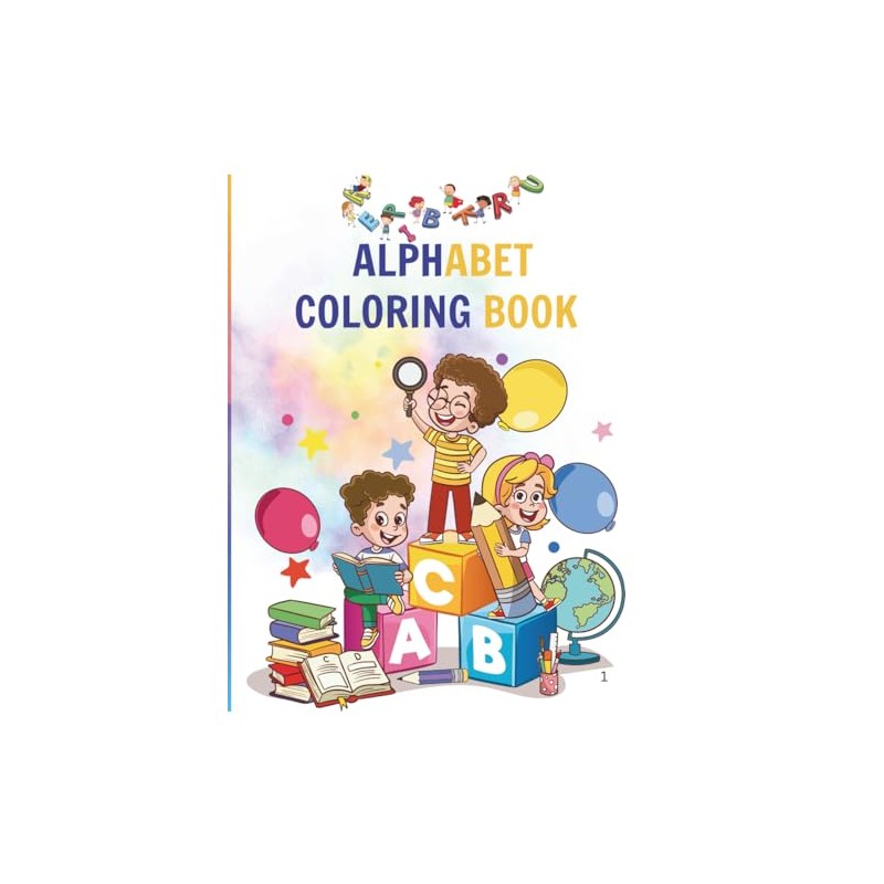 A to Z Alphabet Coloring Book