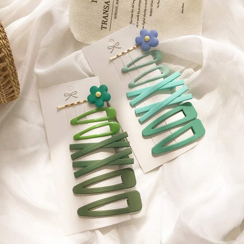 7 Pcs Yellow Sweet Flower Women Girl Barrette Bobby Pin