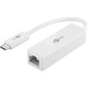 Goobay 66255 USB-C RJ45 Adapter, White
