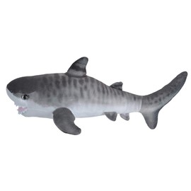Wild Republic 23416 Soft Living Ocean Mini Tiger Shark, Cuddly Toy, 35 cm, Multi