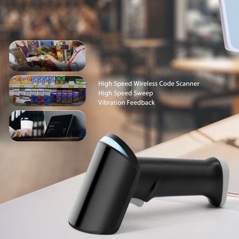 Bluetooth Barcode Scanner Wireles 1D 2D Bar Code Reader QR