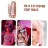 BIUDECO 30pcs Top Clip for Women Faux Hair Barrette Snap