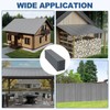Noliven 10 Pack Corrugated Metal Roofing Panels, 6.1 ft