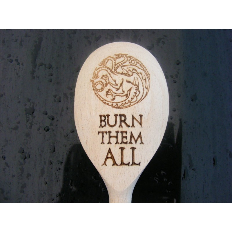 FastCraft Game of Thrones Inspired Wooden Spoon Cooking Gift Kitchen