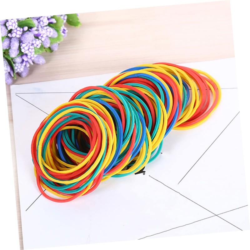 MAGICLULU Elastic Bands 100pcs Thickened Rubber Bands Elastic Cord Home