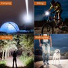 wowlite Flashlight Rechargeable, Super Bright Pocket LED Flashlights with 4