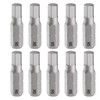 HARFINGTON 10pcs H5.0 Hex Screwdriver Bit 1/4" Hex Shank 25mm/1"